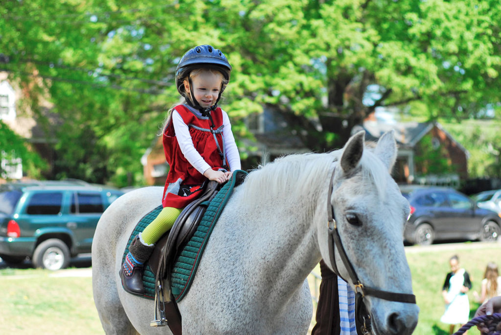 Richmond Waldorf School - May Faire pony rides