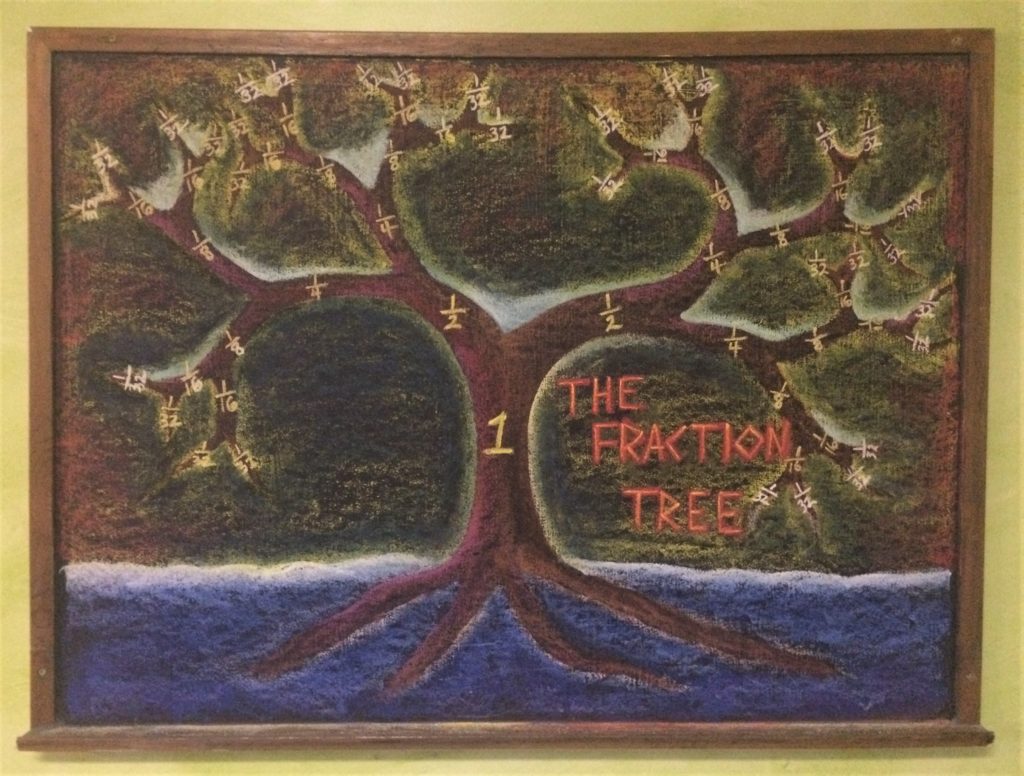 4th grade fraction tree Richmond Waldorf School