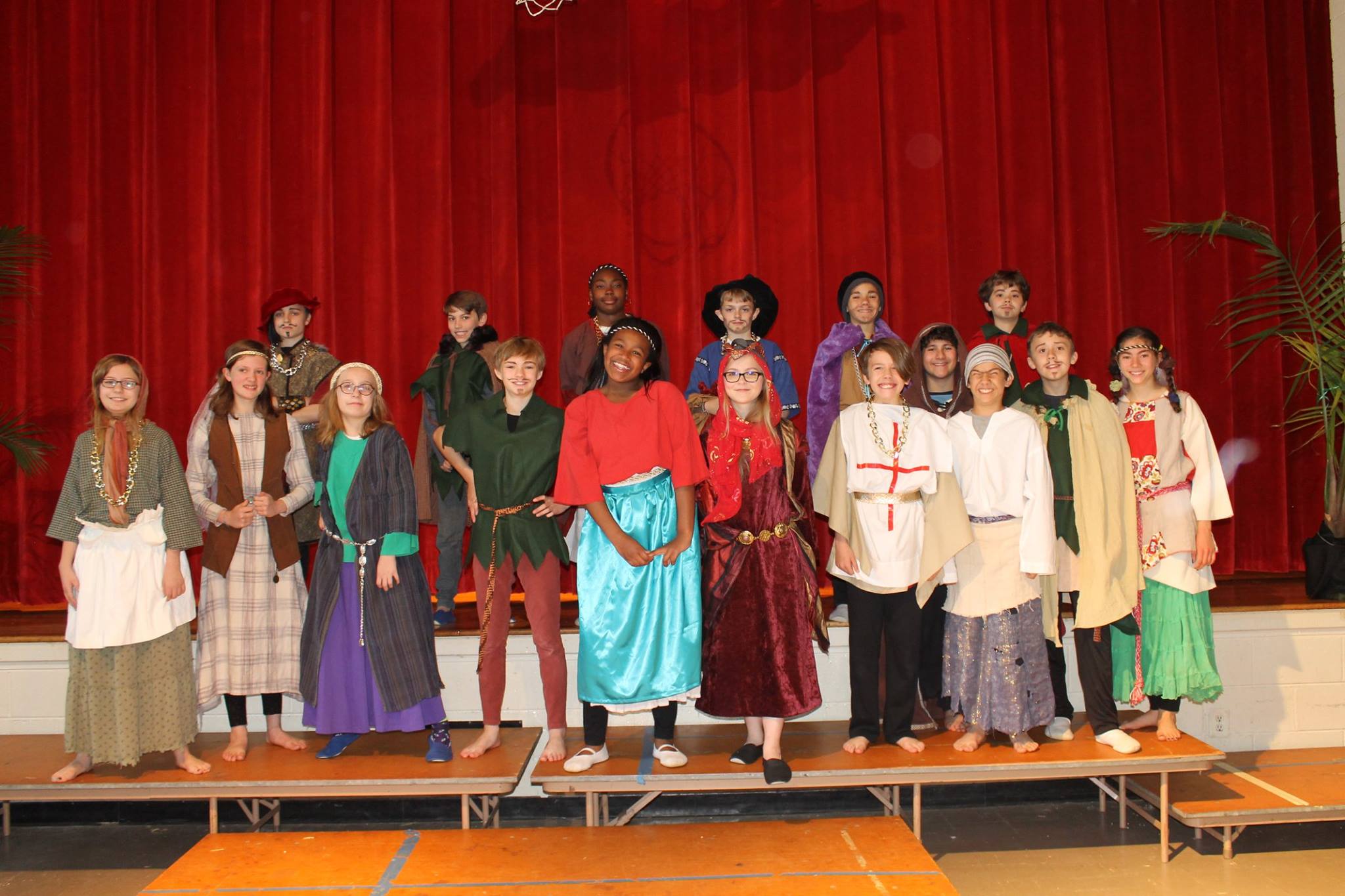 The Class after their performance of Hi Ho Robin Hood!