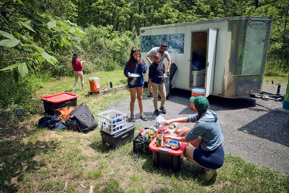 Camping field trips in the upper grades bring adventure, teamwork, and self reliance as students prepare meals and set up camp.